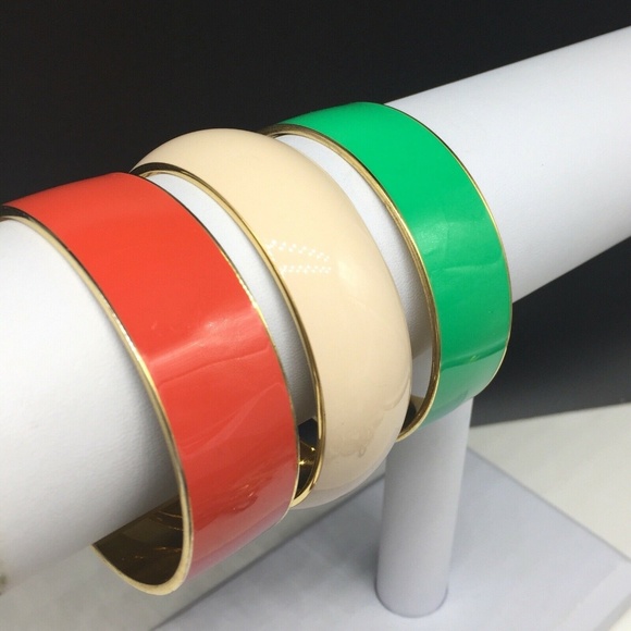 J. Crew Green Enamel and Gold Bracelet - Picture 3 of 4